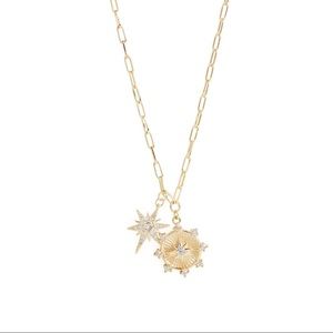 NWT JENNIFER MILLER Starburst Charm Necklace
